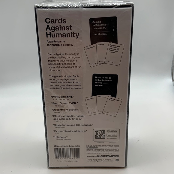 Cards Against Humanity Adult Party Game Card Game - Picture 7 of 7